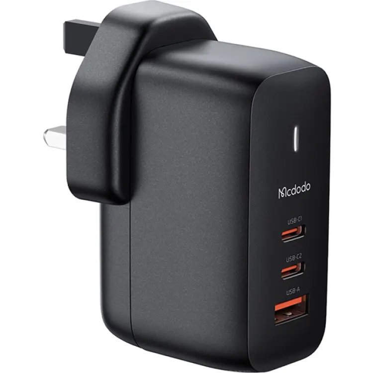 Mcdodo GaN Snabbladdare 65W 2x USB-C USB-A UK Mini