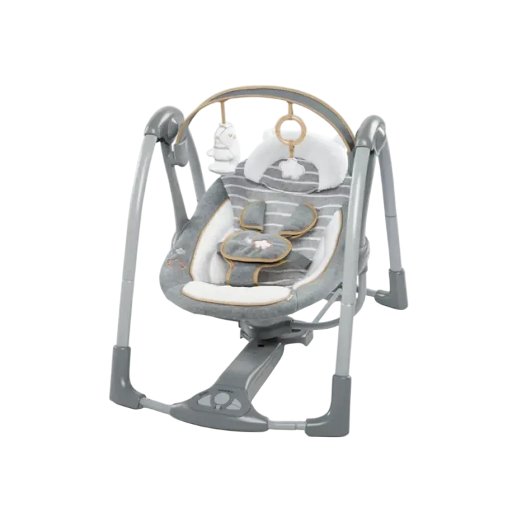 Ingenuity ConvertMe Swing-2-Seat Teddy Grey