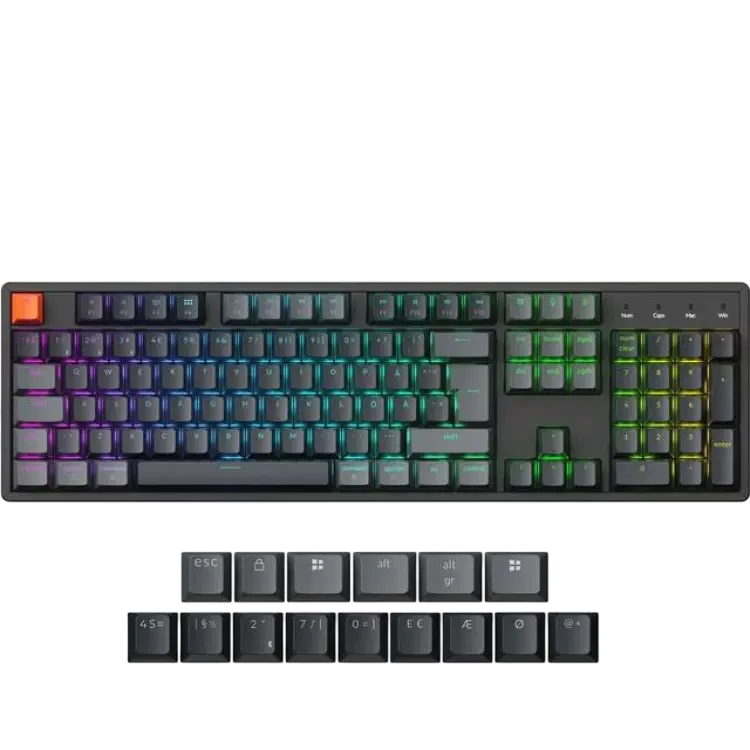 Keychron K10 V2 QMK RGB Hot Swap Aluminium Tangentbord
