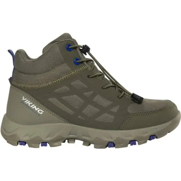 Viking Track Mid Waterproof SL Vandringskängor Sneakers - Olive