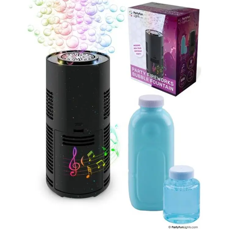 PartyFun Lights Bubbelmaskin Med Ljus