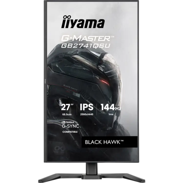 Iiyama G-Master GB2741QSU-B1 27 Inch QHD IPS 144Hz Gaming Monitor