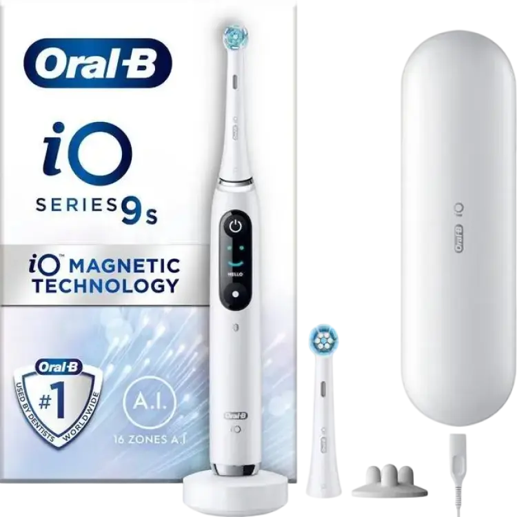 Oral-B iO Series 9 + 2 Brush Head White Alabaster