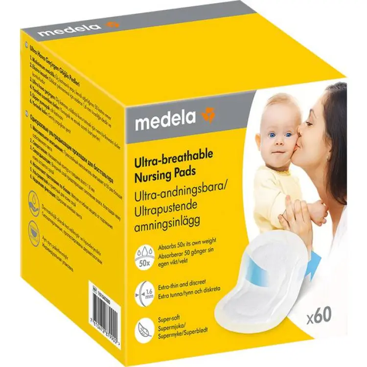 Medela Ultra-Andningsbara Amningsinlägg 60-pack