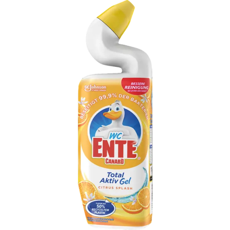 WC-Ente Total Active Gel Citrus Splash Toilet Cleaner 750ml