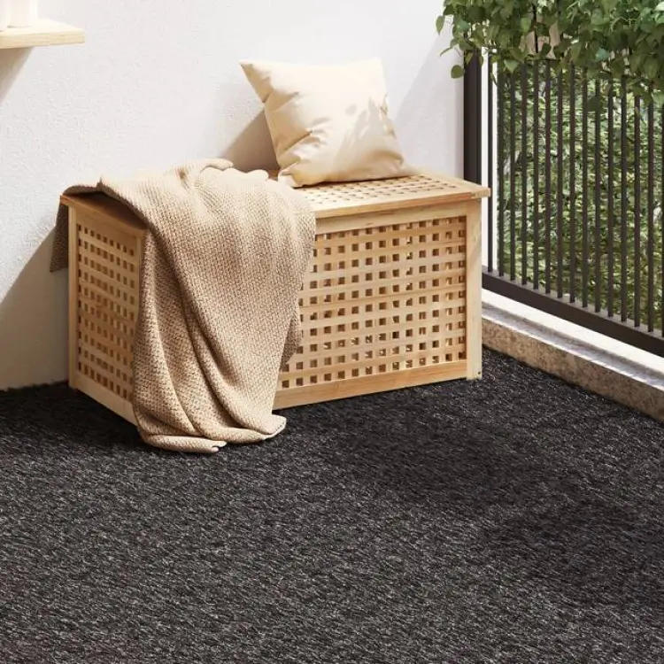 vidaXL Konstgräs Svart 1x15 m 40 mm
