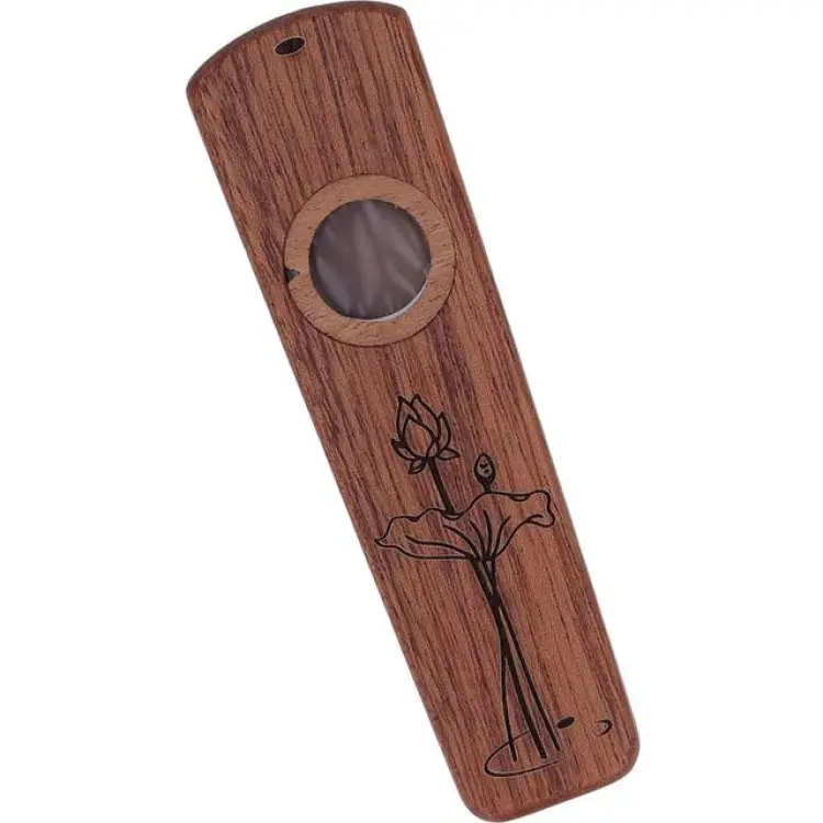 Tomtop Jms Trä Kazoo Flöjt Trä Spela