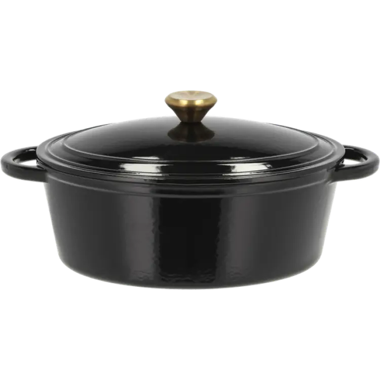 Pillivuyt Gourmet Garonne Gjutjärnsgryta Svart Färg