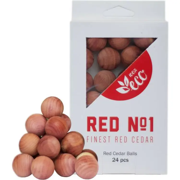 Röd cederbricka