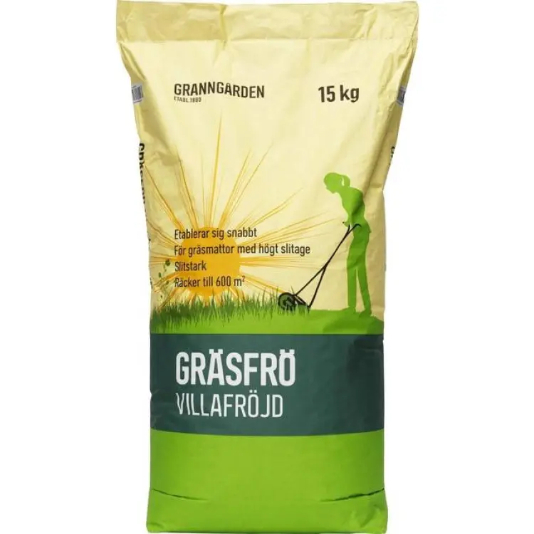 Granngården Villafröjd Gräsfrö 15kg 500m²