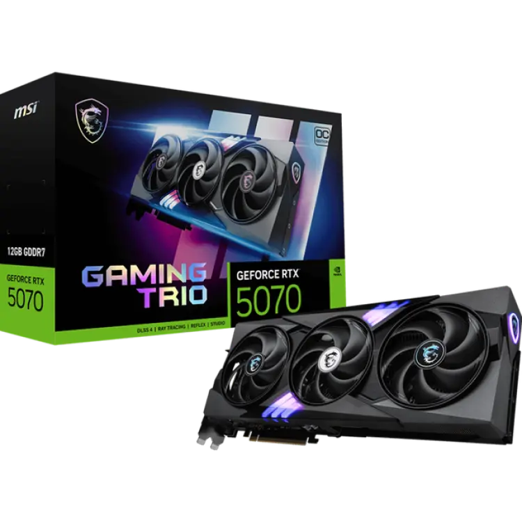 MSI GeForce RTX 5070 Gaming Trio OC 3 x DP 1 x HDMI 12GB GDDR7