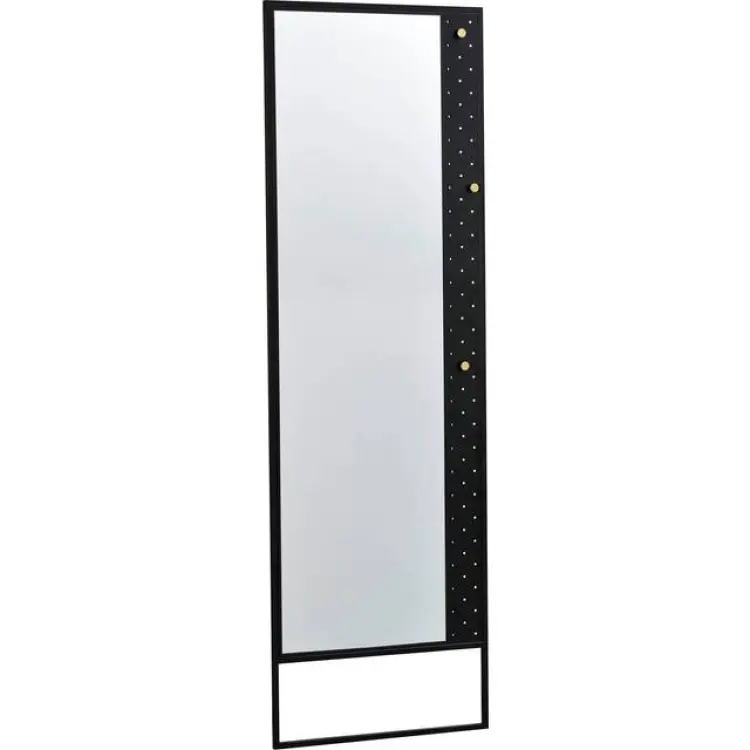 Rowico Home Malone Black/Gold Golvspegel 53x170cm