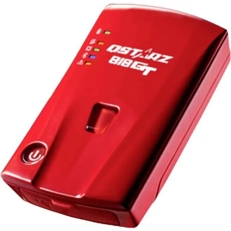 Qstarz BL-818GT GPS Receiver Vehicle Tracker Red