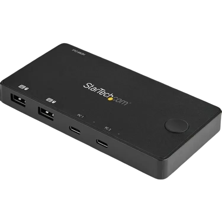 StarTech 2-Port USB-C KVM Switch Single-4K 60Hz HDMI Monitor