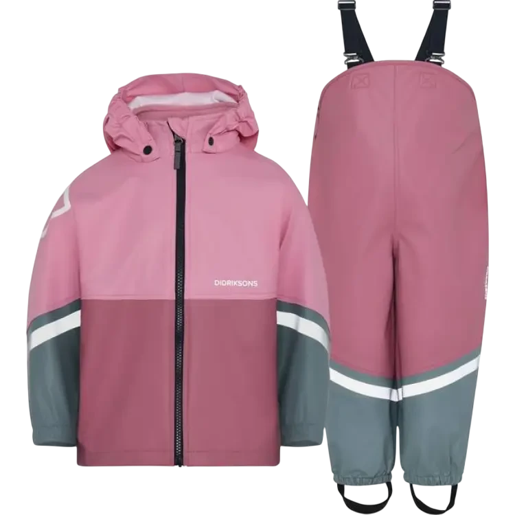 Didriksons Waterman Kids Waterman Set Light Heather Pink - Rosa