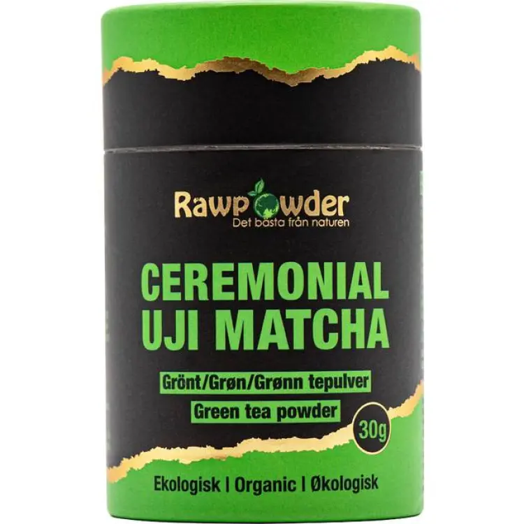 Rawpowder Ceremonial Uji Matcha 30g 1pack