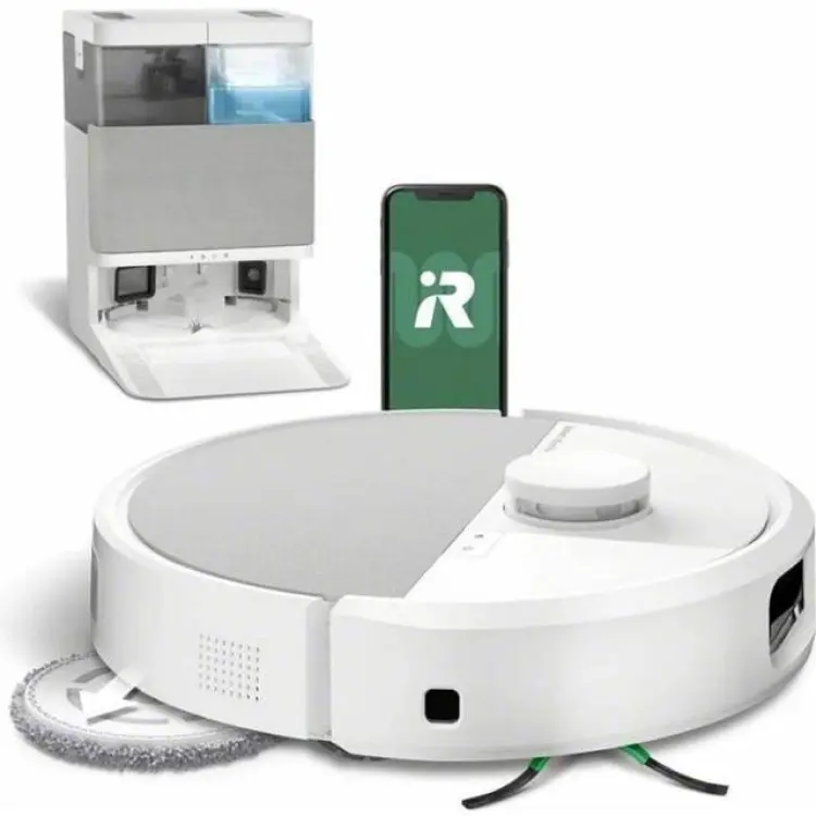 iRobot Roomba Plus 505 Combo Robot + AutoWash Dock - Hvit