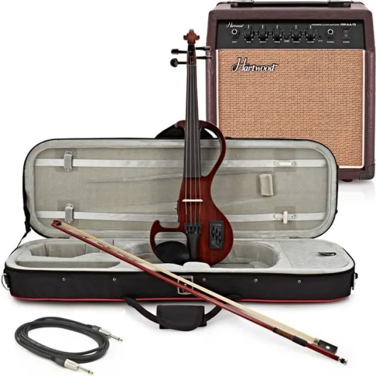 Hidersine HEV3 Electric Violin Zebrawood