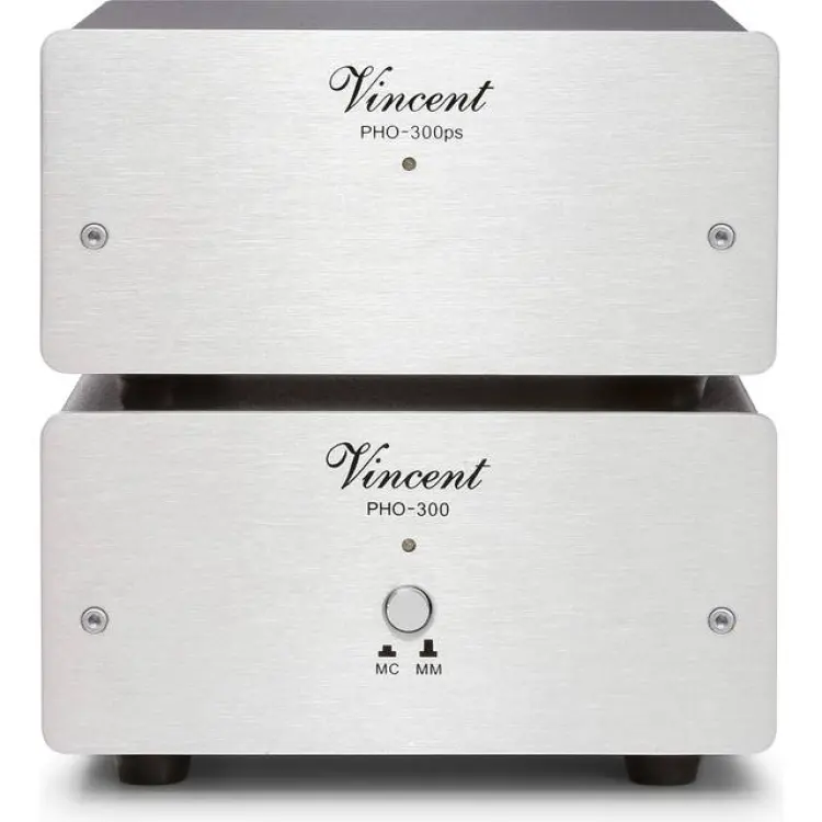 Vincent PHO-300 RIAA Steg För Vinylspelare Silver