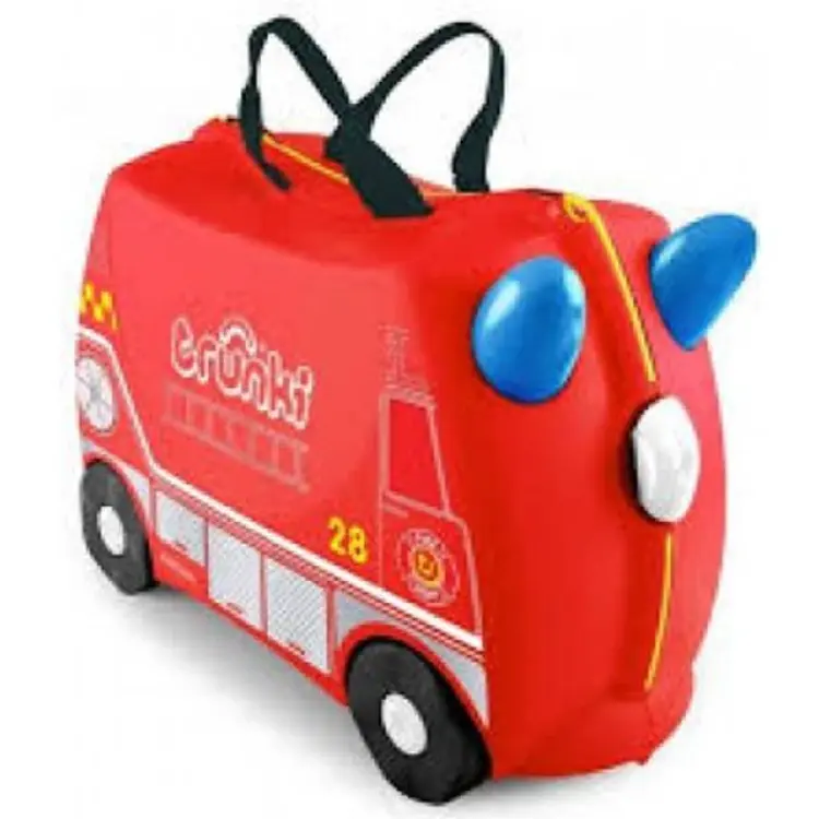 Trunki Ride On Suitcases 46cm - Frank The Firetruck