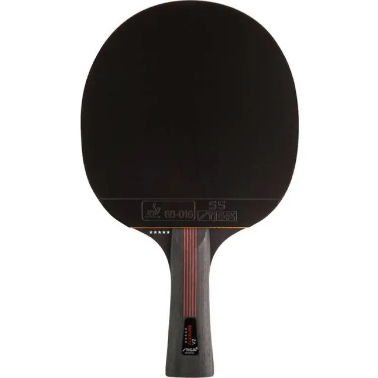 Stiga Pingisracket Flexure V2 5-stjärnigt Bordtennisracket Black