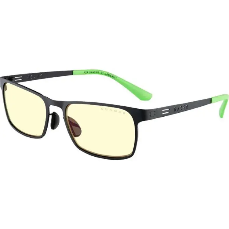 Gunnar Gaming- och datorglasögon Razer FPS Anti-blåljusglasögon Patenterat glas Fps Mini, bärnsten Tint, En Storlek