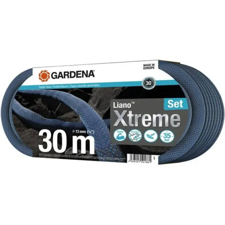 Gardena Liano Xtreme Slang 30 m Set me 30m