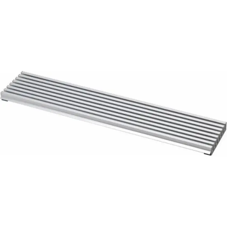 Beslag Design Ventilationsgaller Aluminium 598 x 125 mm, Svart, Aluminium