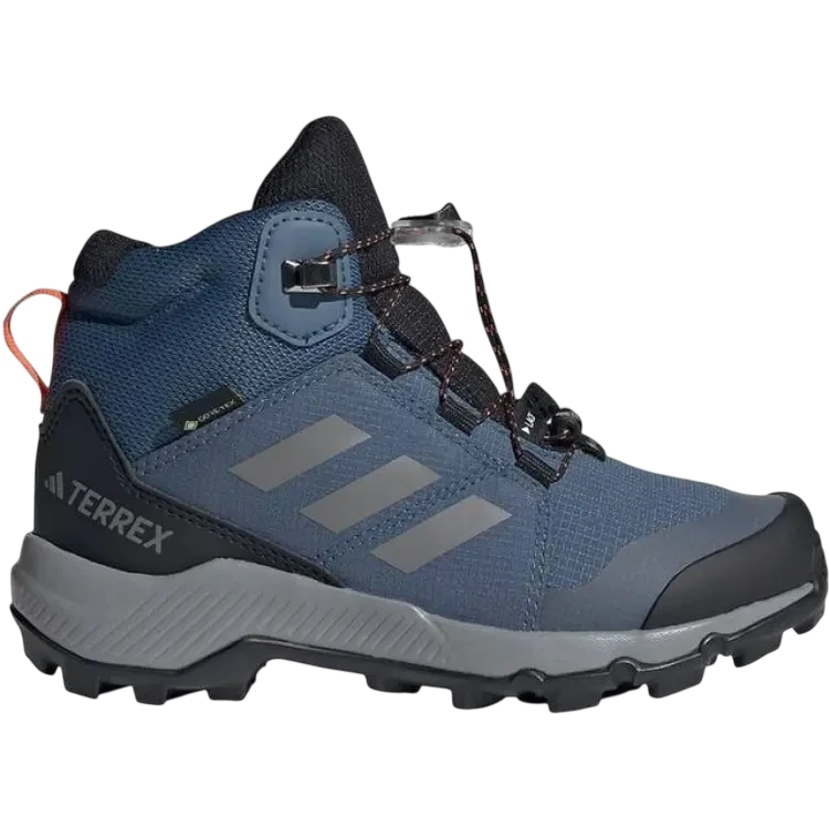 adidas Kid's Terrex Mid Gore-Tex - Wonder Steel/Grey Three/Semi Impact Orange
