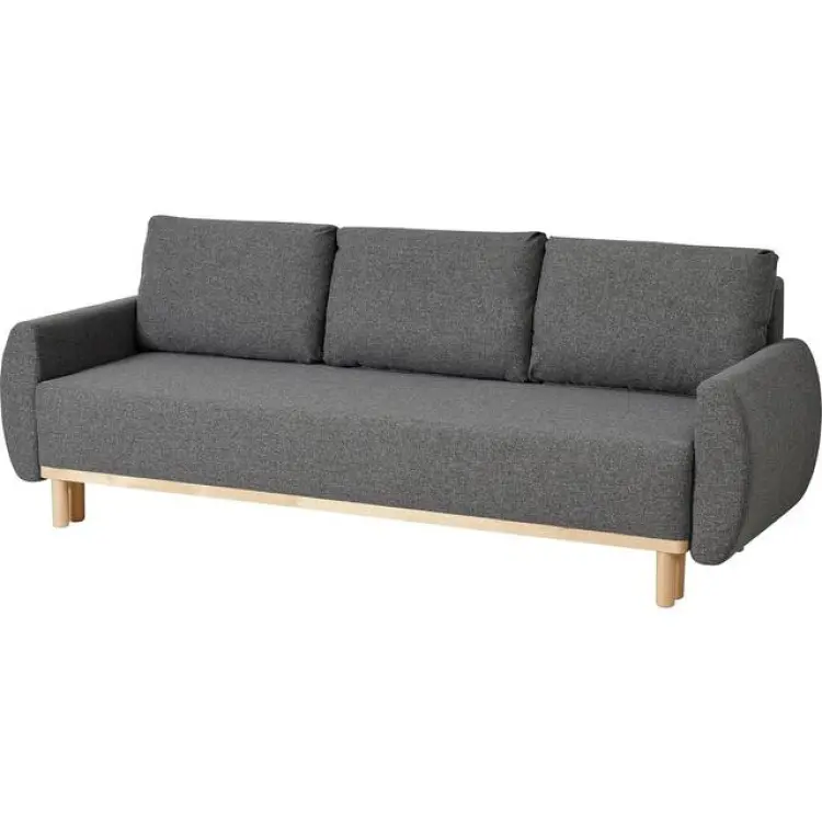 IKEA Grunnarp 3-Sits Bäddsoffa Mellangrå Soffa 3-sits