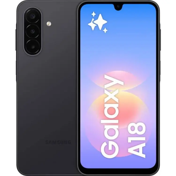 Samsung Galaxy A18 LTE Smartphone 4 GB RAM 128 GB - Svart