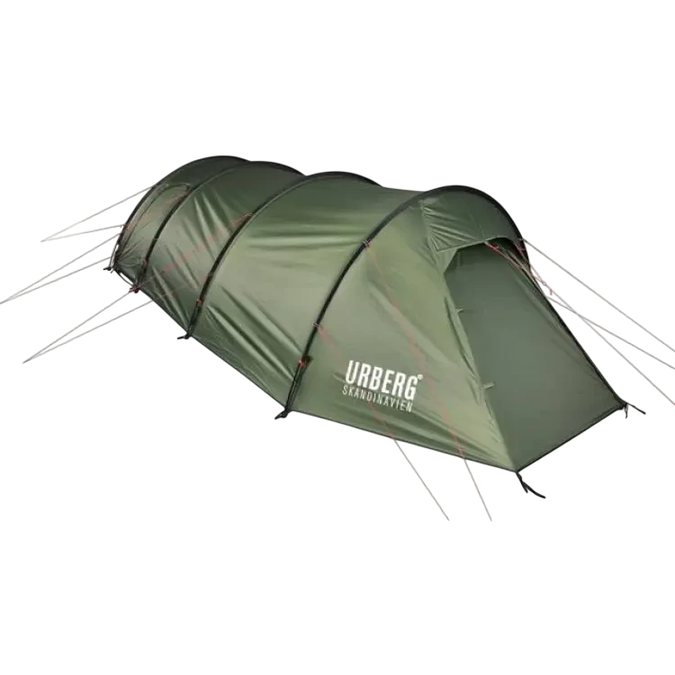 Urberg 4-Person Trekking Tunnel Tent G2 Kombu Green, One Size, Kombu Green