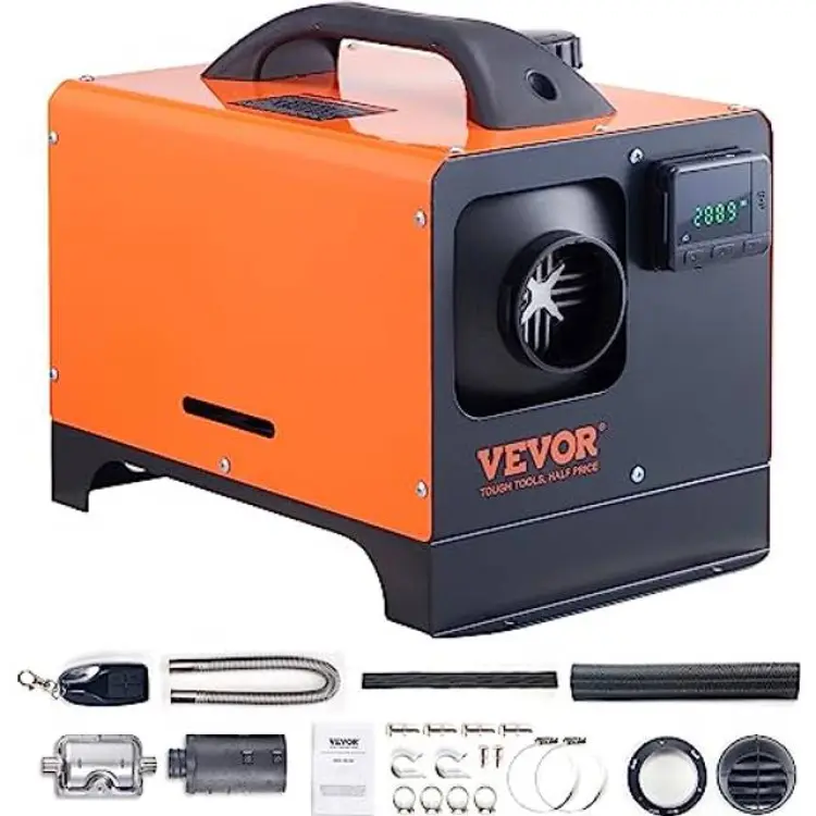 VEVOR Bärbar Allt-i-ett Dieselvärmare 5 kW 12 V