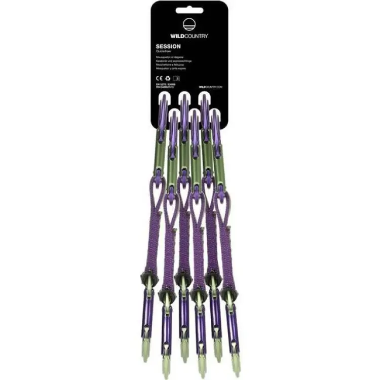Wild Country Session Quickdraw Set 6x12cm