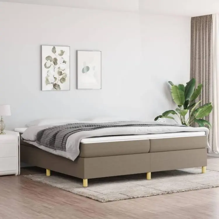 vidaXL taupe 200x200 Ramsäng