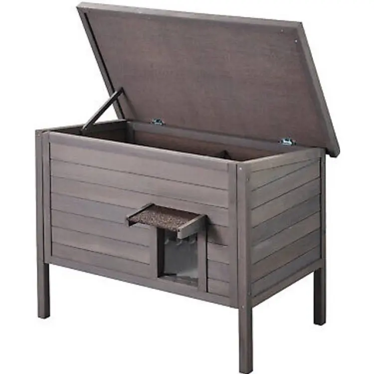 VEVOR Väderbeständigt Utomhus Katthus 870 x 535 x 690 mm