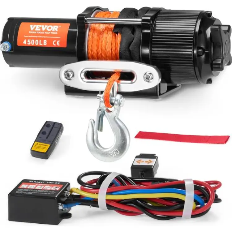 VEVOR Elektrisk Vinsch 2041 kg 12 V DC
