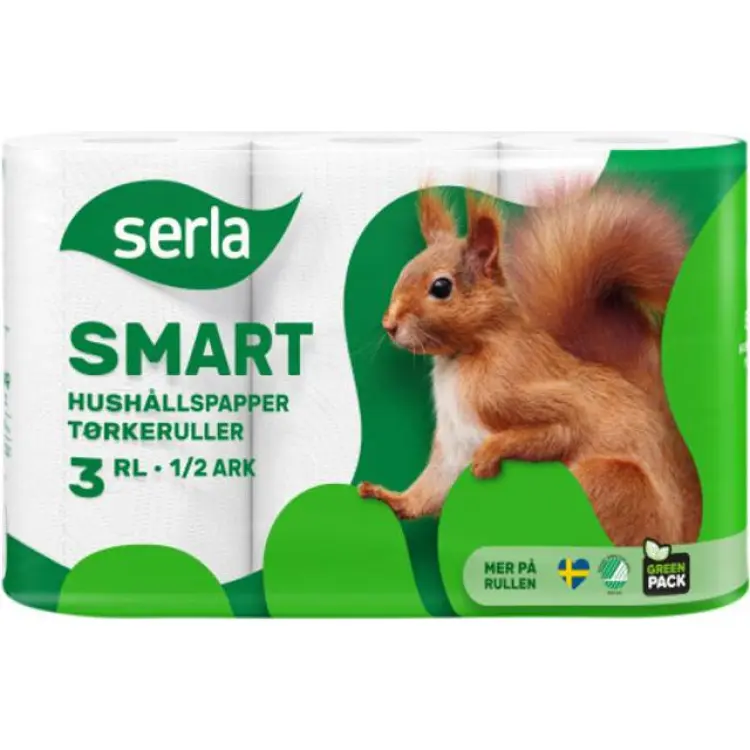 Serla Hushållspapper 3-Pack