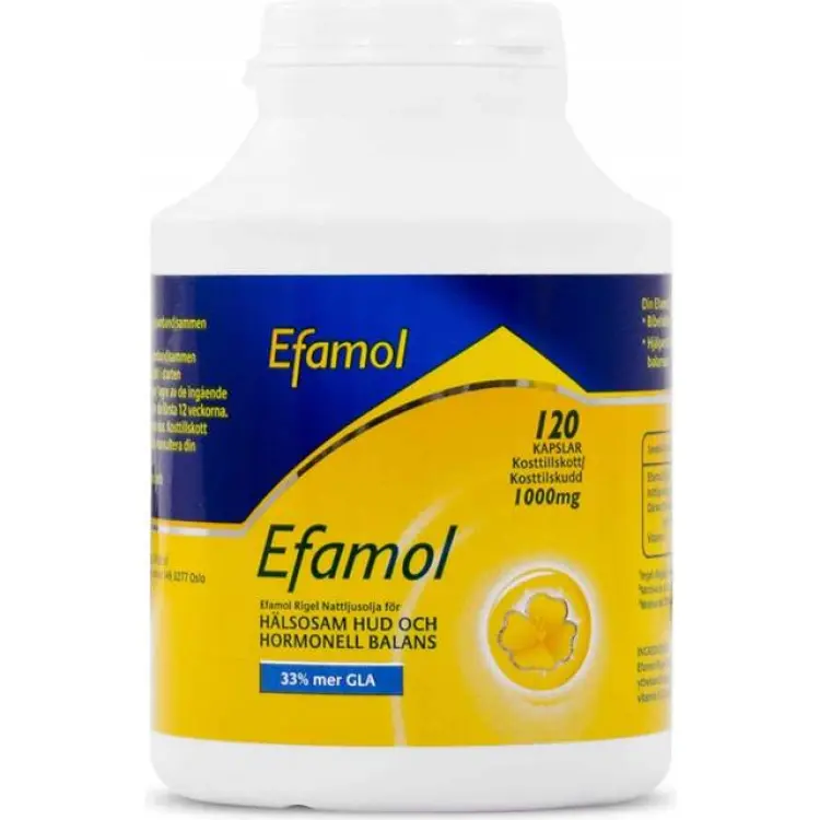 Efamol Nattljusolja 1000 mg 120 kapslar