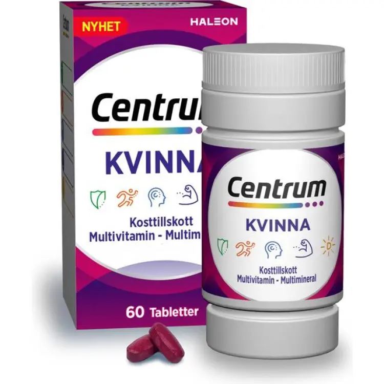 Centrum Kvinna Multivitamin 60 tabletter