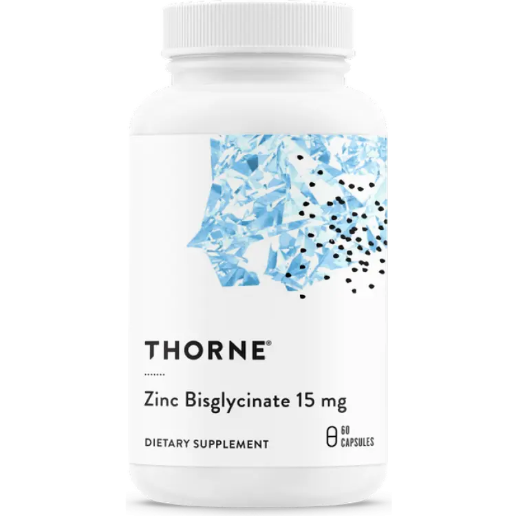 Thorne Zinc Bisglycinate 15 mg 60 kapslar