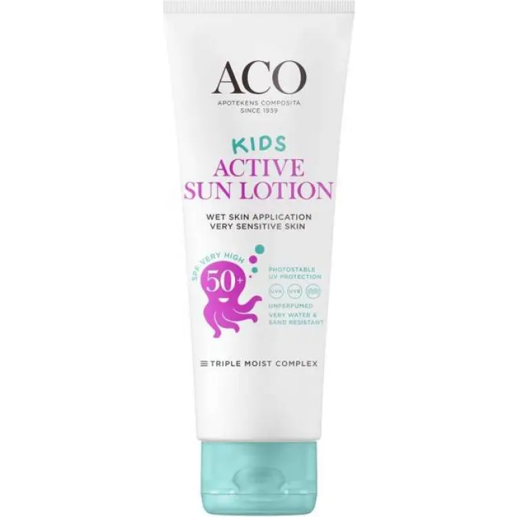 ACO Kids Active Sun Lotion SPF50+ 250 ml