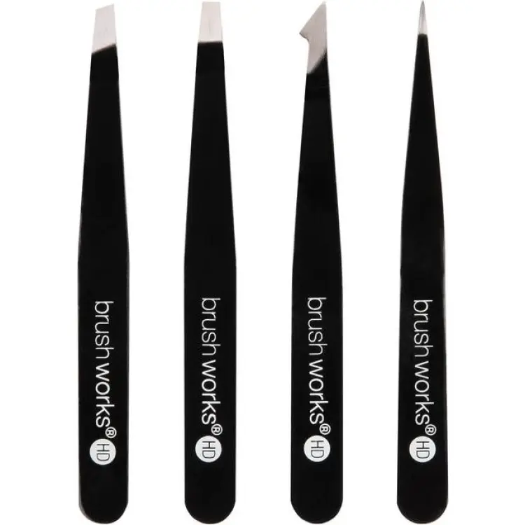 Brushworks HD Combination Tweezer Set