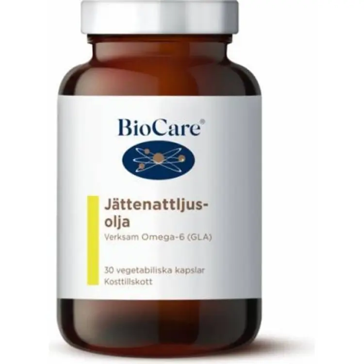 BioCare Jättenattljusolja 30 kapslar