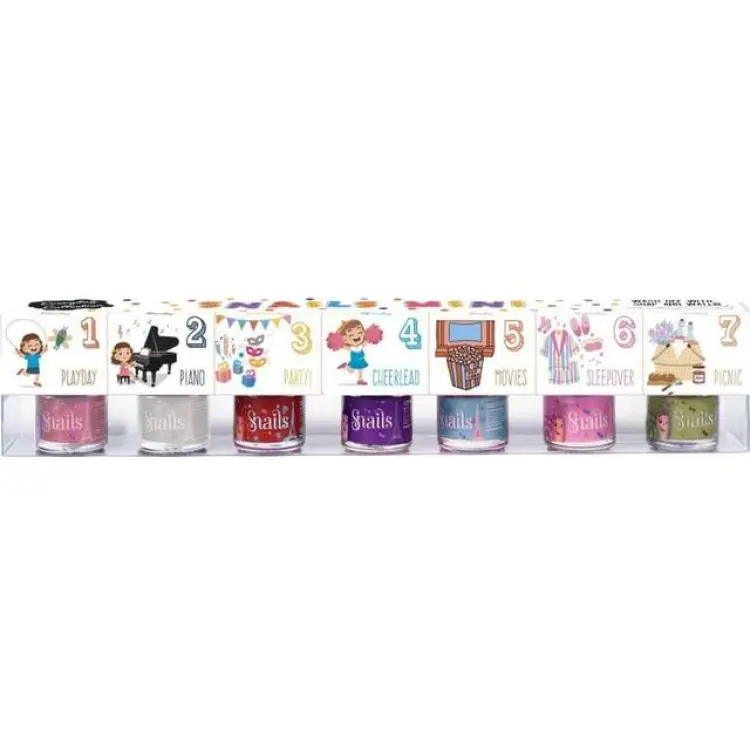 Snails Mini All Week Nail Polish 7-pack