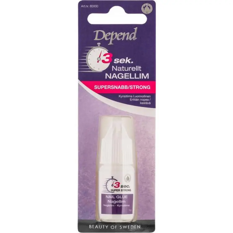 Depend Naturellt nagellim