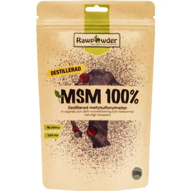 Rawpowder MSM Destillerad 500 g