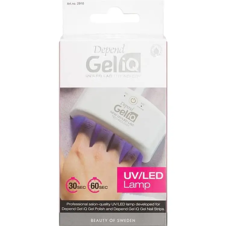 Depend Gel iQ Mini LED-lampa med adapter