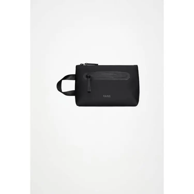 Rains 2 Zip Cosmetic Bag Large Svart
