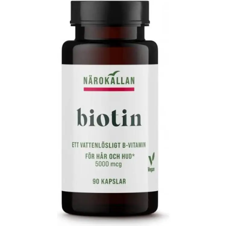 Närokällan Biotin 5000 mcg 90 kapslar